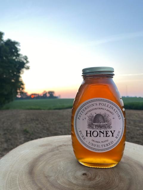 2023 Wildflower Honey - 16 oz Glass Jar