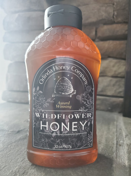 2024 Wildflower Honey - 32oz squeeze bottle